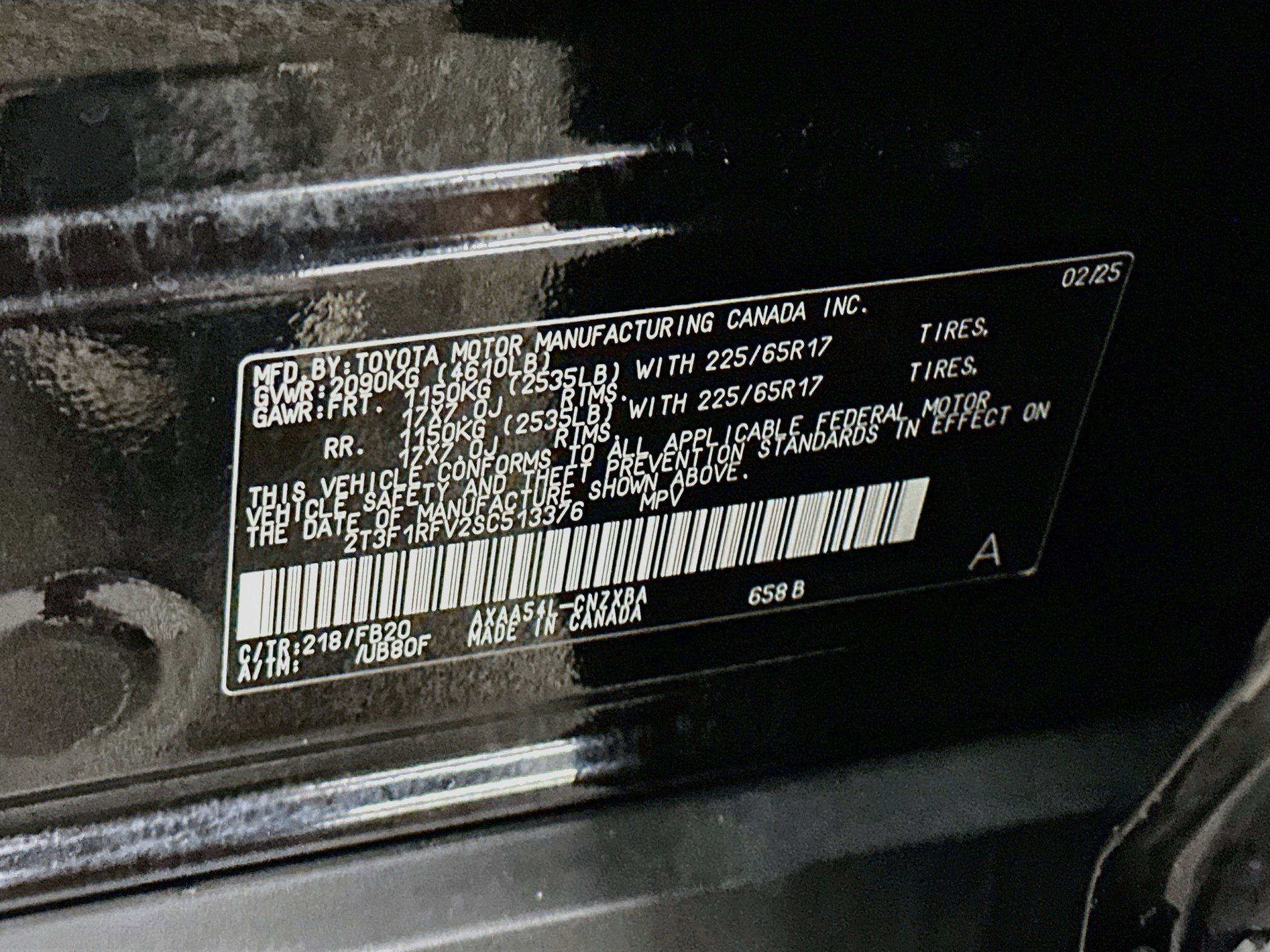 Used 2025 Toyota RAV4 LE AWD/4WD image 12