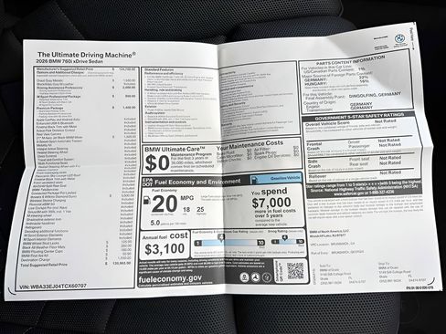 New 2026 BMW 760i xDrive AWD/4WD image 25