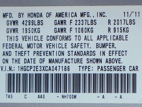 Used 2012 Honda Accord LX image 30