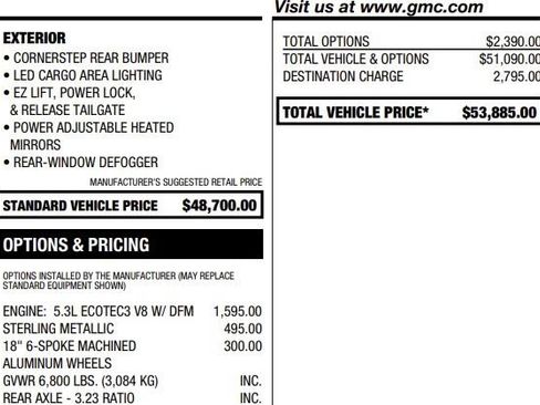 Certified 2026 GMC Sierra 1500 SLE RWD image 2