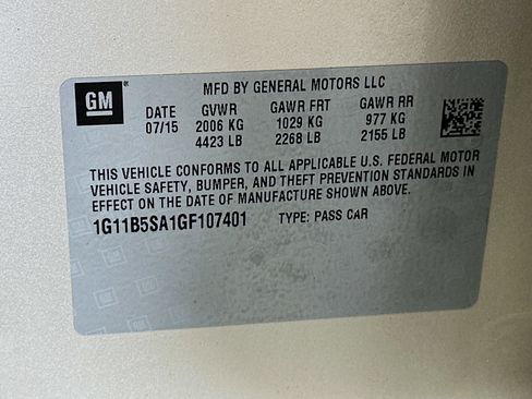 Used 2016 Chevrolet Malibu LS w/ Protection Package FWD image 12