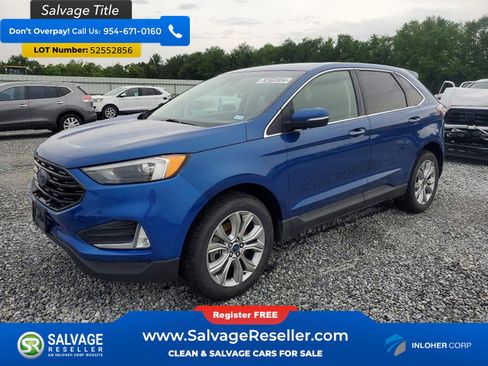 Used 2022 Ford Edge Titanium AWD/4WD image 1