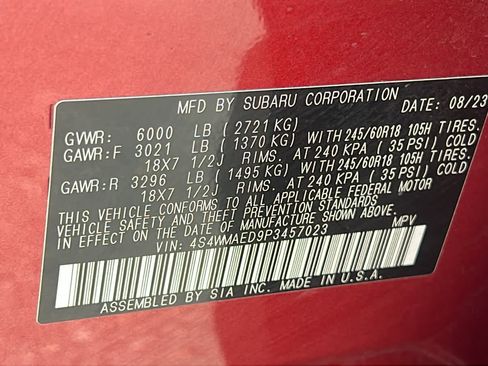 Certified 2023 Subaru Ascent Premium w/ Convenience Package AWD/4WD image 31