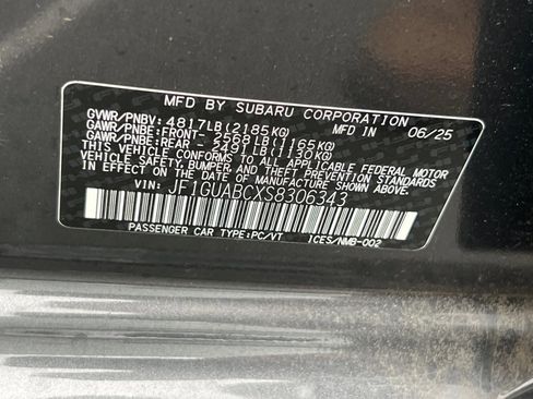 New 2025 Subaru Impreza 2.0i image 26