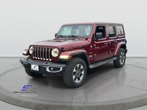 Used 2021 Jeep Wrangler Unlimited Sahara w/ Uconnect 4C Nav & Sound Group image 3