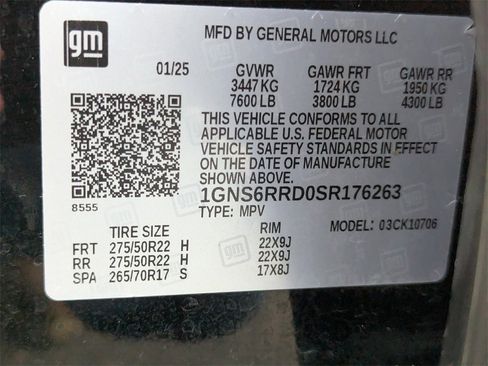 Certified 2025 Chevrolet Tahoe RST w/ Comfort Package image 55