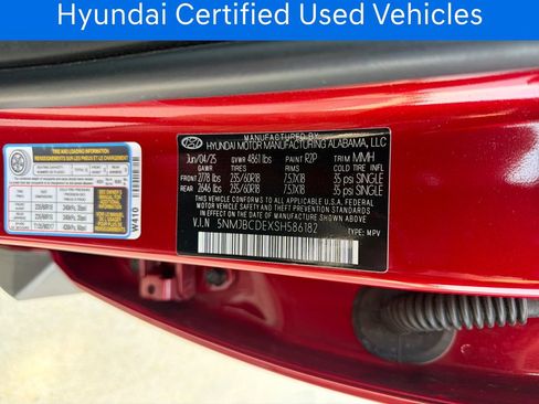 Certified 2025 Hyundai Tucson SEL AWD/4WD image 32