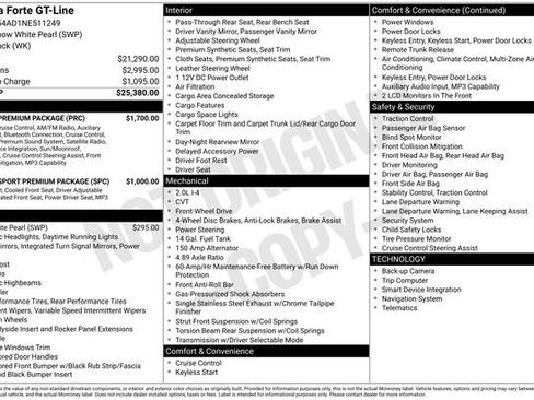 Used 2022 Kia Forte GT-Line w/ GT-Line Premium Package FWD image 35