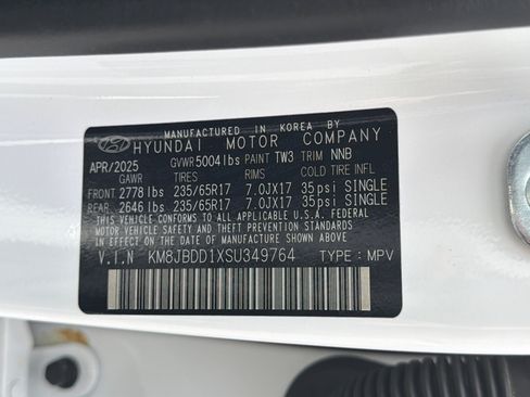 Certified 2025 Hyundai Tucson Blue AWD/4WD image 33