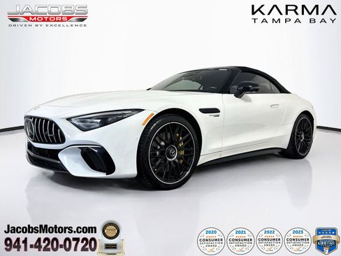 Used 2022 Mercedes-Benz SL 55 AMG 4MATIC image 1