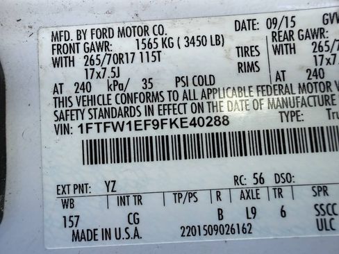 Used 2015 Ford F150 XL w/ Equipment Group 101A Mid AWD/4WD image 33