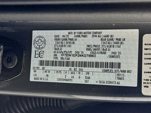 Used 2022 Ford F150 XLT w/ Equipment Group 302A High image 39