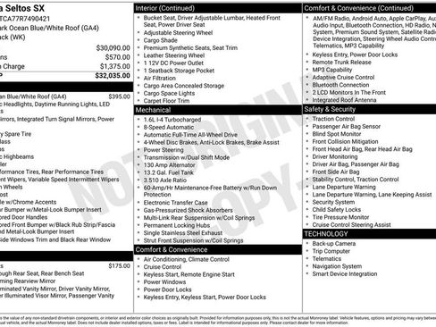 Used 2024 Kia Seltos SX image 11
