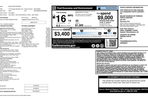 Used 2023 Aston Martin V12 Vantage Roadster image 38
