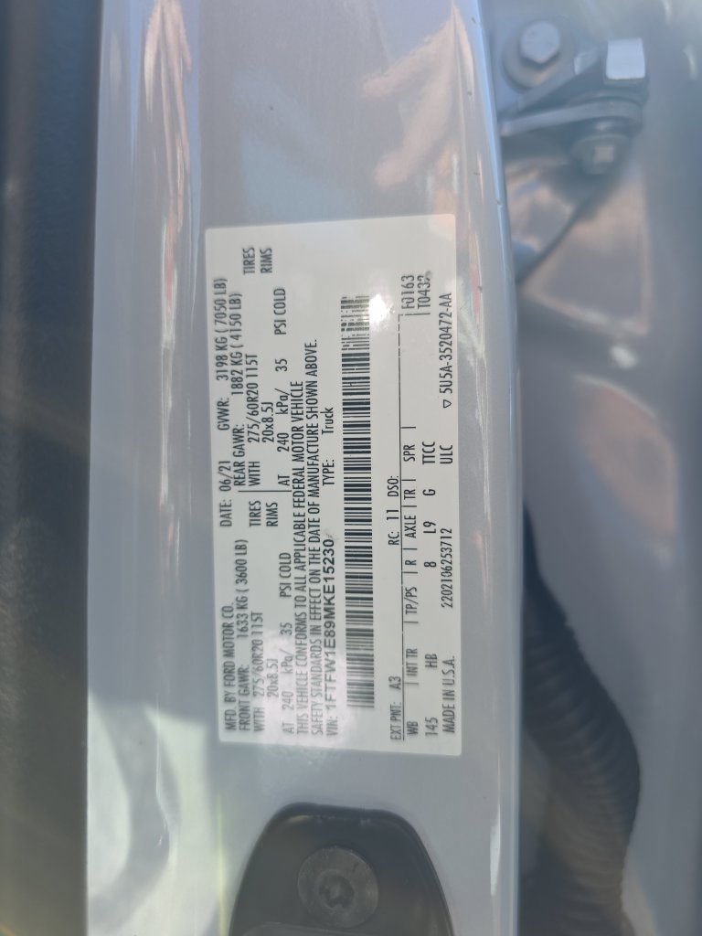 Used 2021 Ford F150 Lariat w/ Equipment Group 502A High AWD/4WD image 21