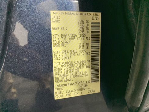 Used 2016 Nissan Frontier SV image 12