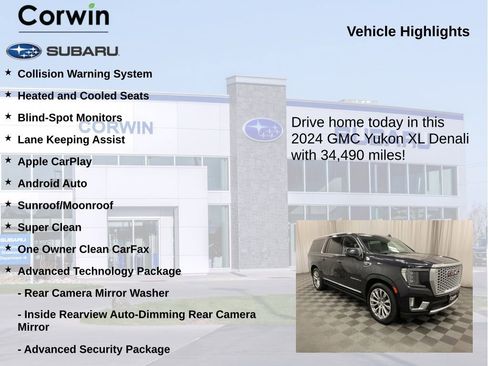 Used 2024 GMC Yukon XL Denali w/ Denali Reserve Package AWD/4WD image 6