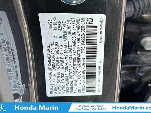 Used 2025 Honda Civic LX image 35