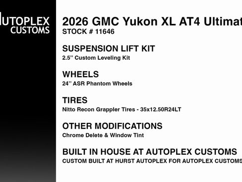 Used 2026 GMC Yukon XL AT4 Ultimate image 2