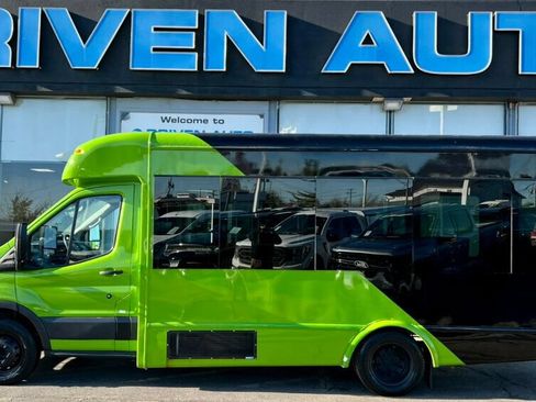 Used 2018 Ford Transit 350 156 DRW w/ Shuttle Bus Prep Package RWD image 2