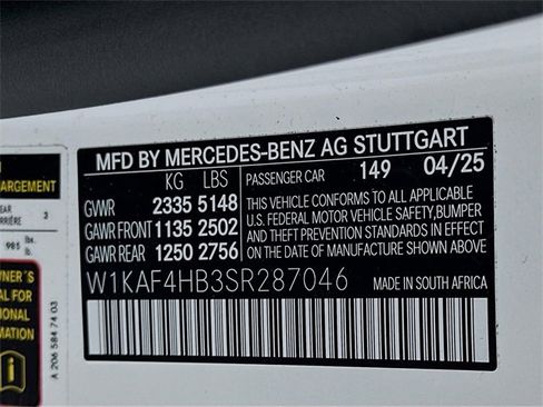 Certified 2025 Mercedes-Benz C 300 4MATIC Sedan image 31