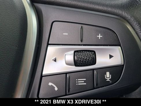 Used 2021 BMW X3 xDrive30i w/ Convenience Package AWD/4WD image 7