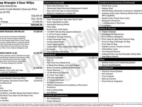 New 2025 Jeep Wrangler Unlimited Sport AWD/4WD image 3