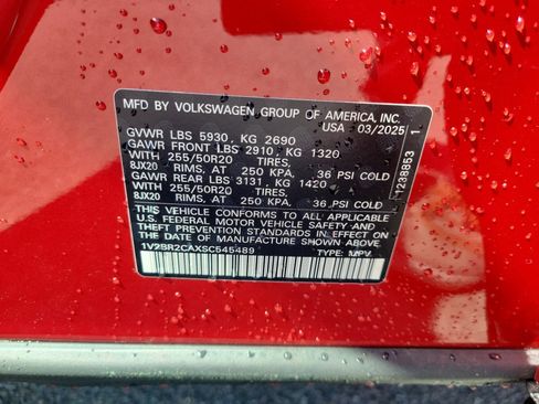 New 2025 Volkswagen Atlas SEL image 34