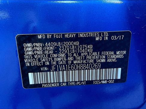 Used 2017 Subaru WRX Premium AWD/4WD image 18