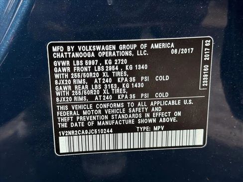 Used 2018 Volkswagen Atlas SEL Premium image 29