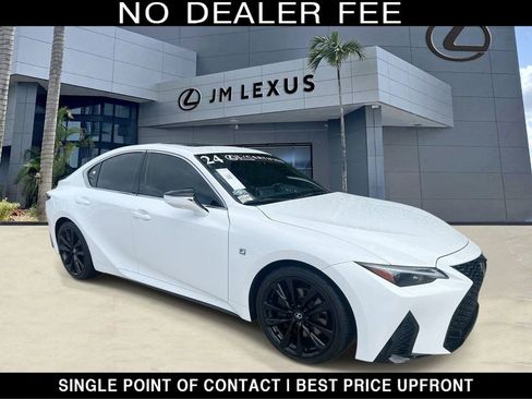 Certified 2024 Lexus IS 350 F Sport w/ Navigation Package RWD image 1