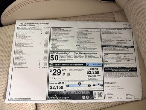 New 2026 BMW X3 xDrive30i w/ Convenience Package AWD/4WD image 24