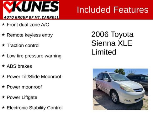 Used 2006 Toyota Sienna XLE Limited AWD/4WD image 3