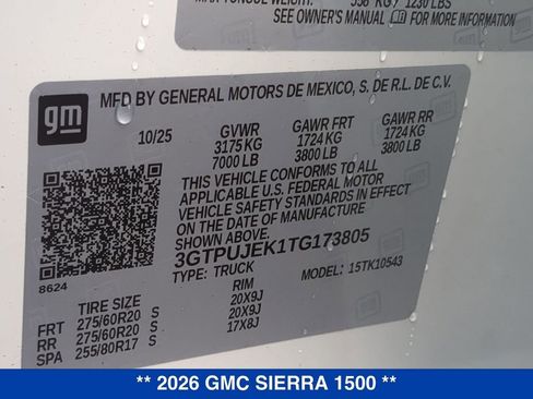New 2026 GMC Sierra 1500 Elevation image 35