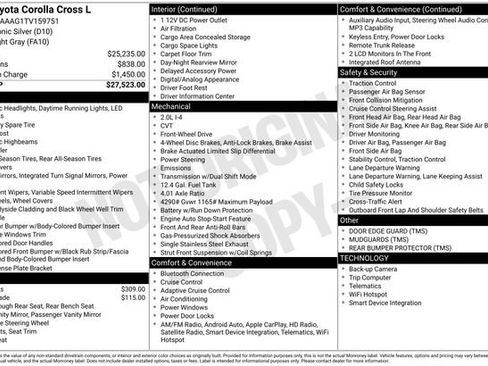 Certified 2026 Toyota Corolla Cross L FWD image 3