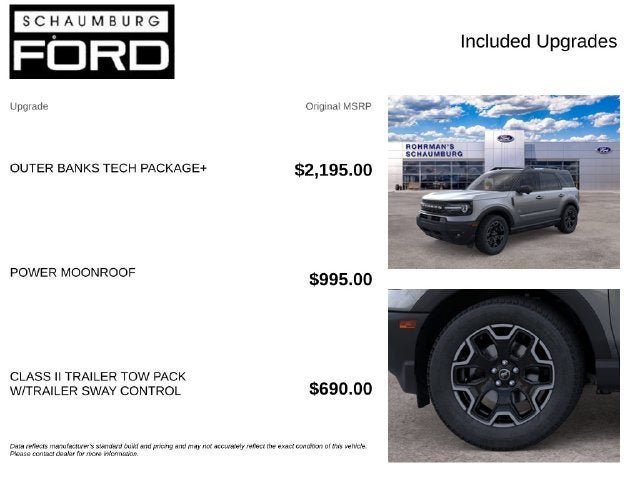 New 2026 Ford Bronco Sport Outer Banks w/ Outer Banks Tech Package+ AWD/4WD image 4