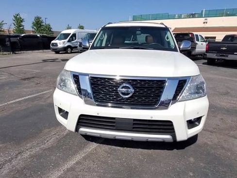Used 2017 Nissan Armada Platinum w/ Captain Seat Package AWD/4WD image 3