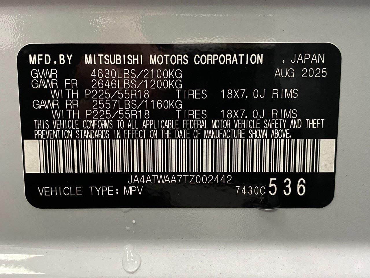New 2026 Mitsubishi Eclipse Cross AWD image 64