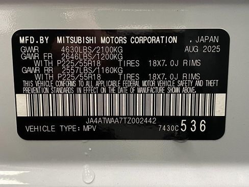 New 2026 Mitsubishi Eclipse Cross AWD image 64