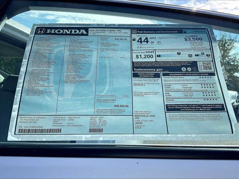 New 2025 Honda Accord Touring image 18