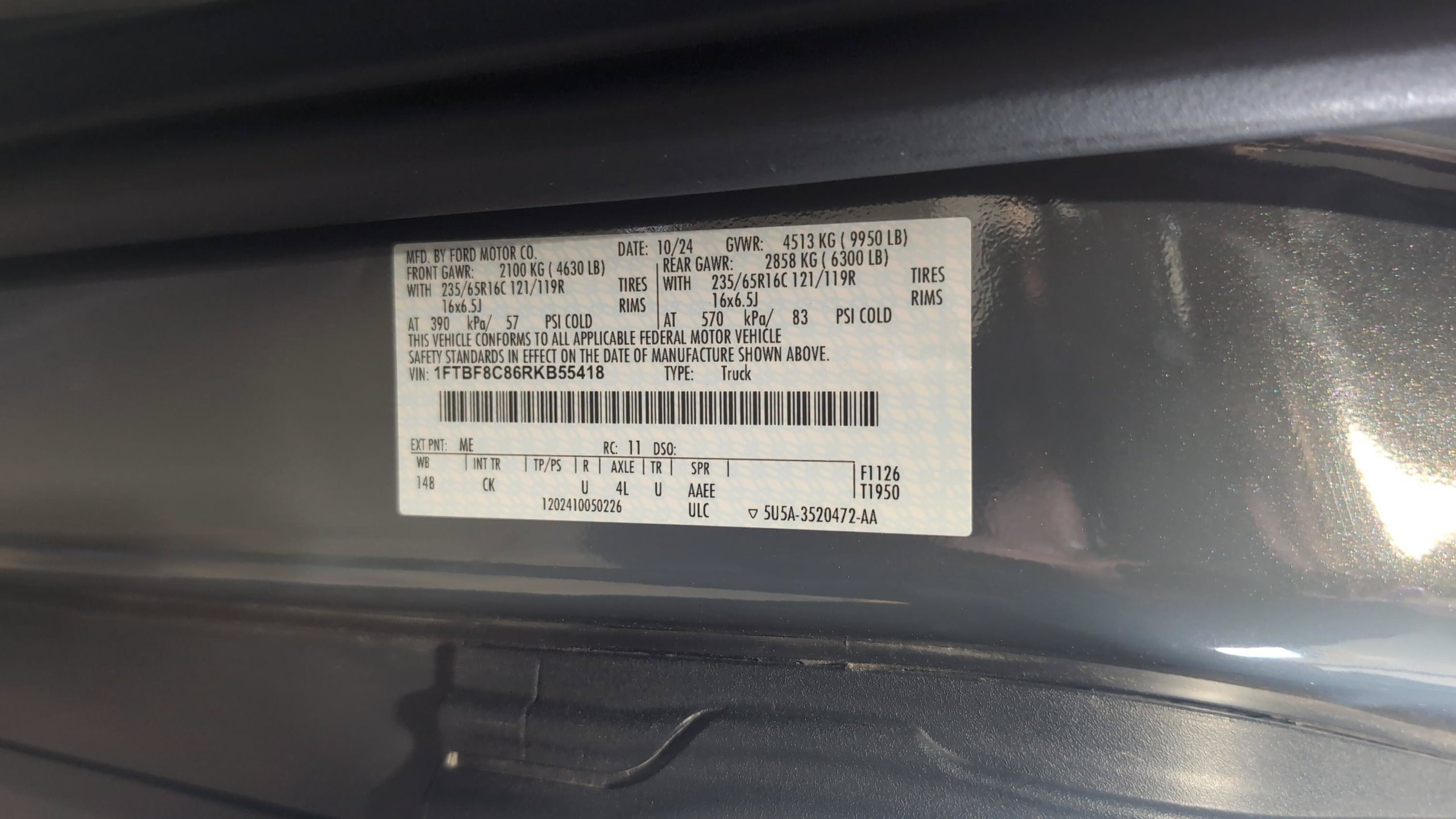 Used 2024 Ford Transit 350 148 Medium Roof AWD w/ Interior Upgrade Package image 27
