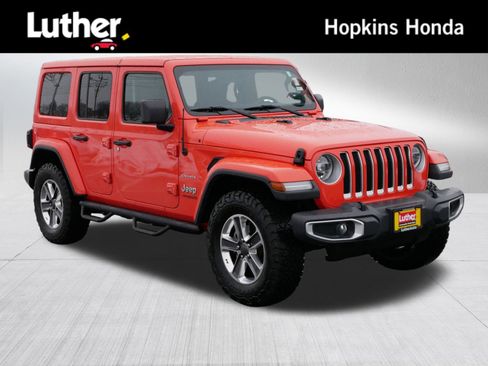 Used 2019 Jeep Wrangler Unlimited Sahara w/ Cold Weather Group image 1