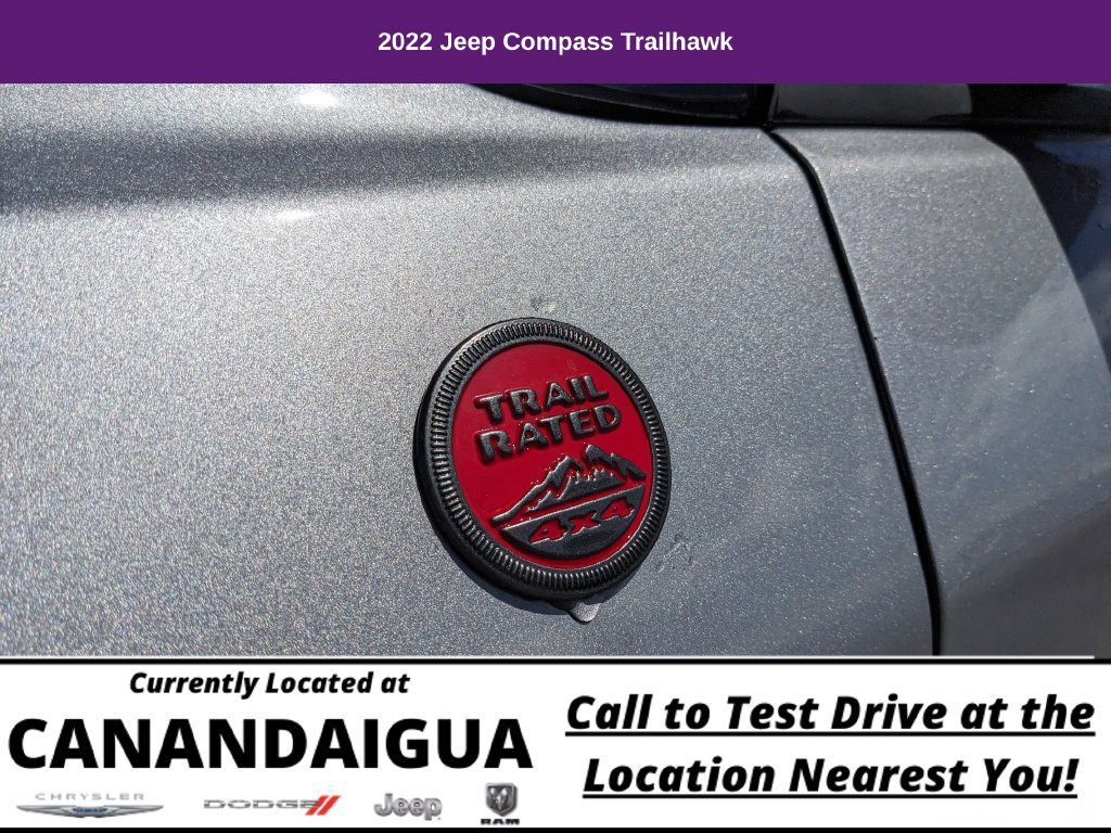 Used 2022 Jeep Compass Trailhawk w/ Trailhawk Convenience Group AWD/4WD image 8
