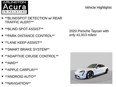 Used 2020 Porsche Taycan Turbo AWD/4WD image 7