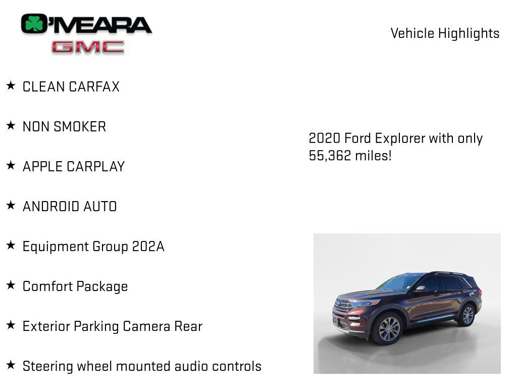 Used 2020 Ford Explorer XLT w/ Equipment Group 202A AWD/4WD image 8