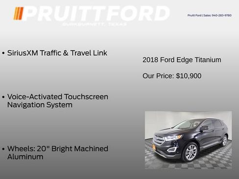 Used 2018 Ford Edge Titanium w/ Technology Package FWD image 19