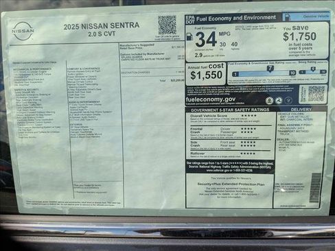 New 2025 Nissan Sentra S image 16