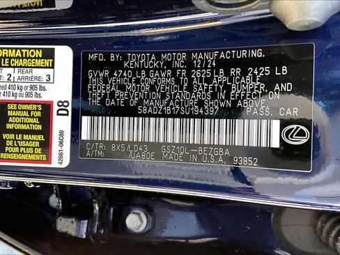 Certified 2025 Lexus ES 350 ES 350 image 36