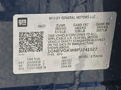 Certified 2023 Chevrolet Traverse LT image 35