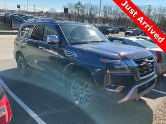 Used 2023 Nissan Armada Platinum w/ Captain's Chairs Package video 1